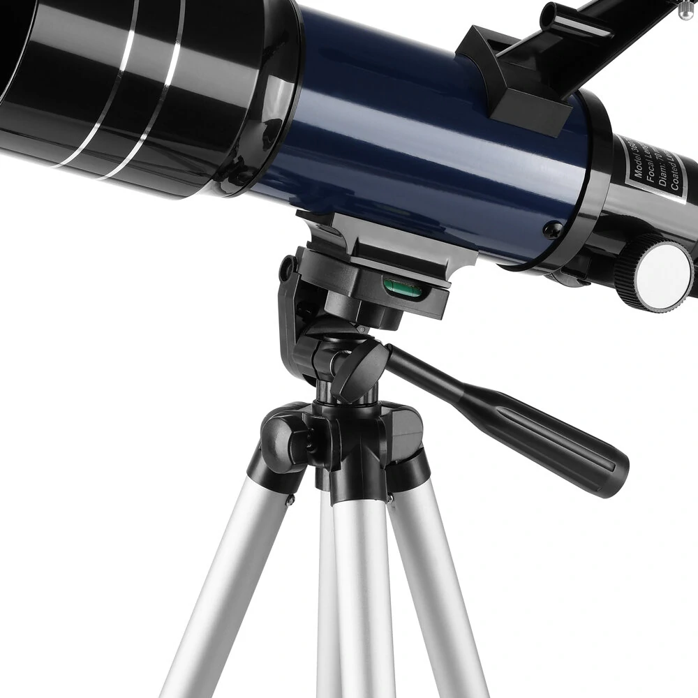 (image for) [US Direct] ESSLNB 15X-180X Astronomical Telescope 70mm Aperture Refractor Telescopes with Phone Adapter & Adjustable Tripod for Astronomy Beginners
